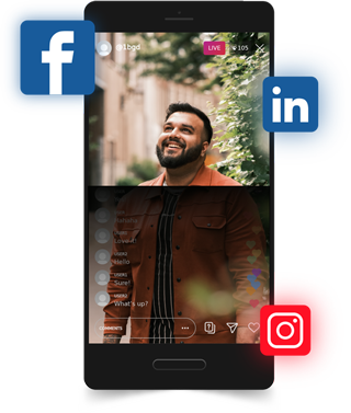 Live Streaming of virtual and hybrid events