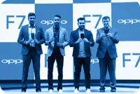 Event of Launching new Oppo F7 by Cricketers 