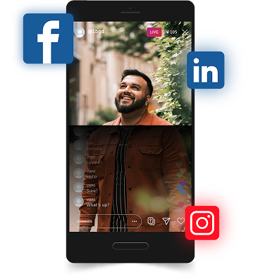 Live Streaming of virtual and hybrid events